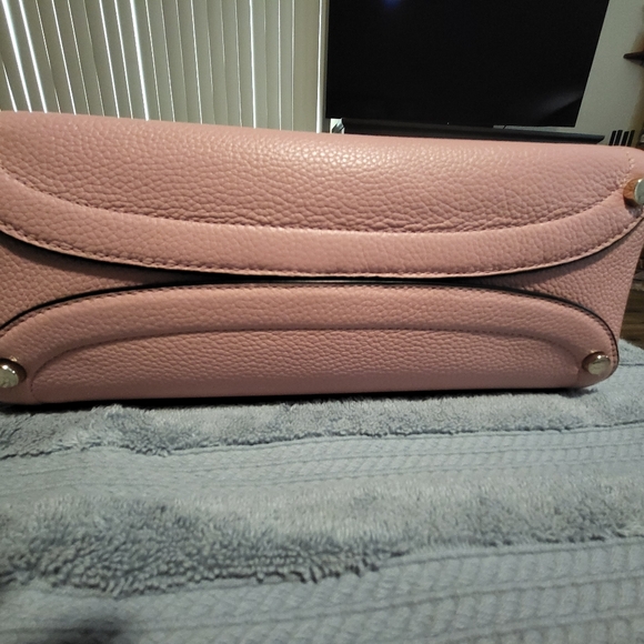 Kate Spade Knott Medium Satchel with Crossbody Strap Pink VGUC - Picture 2 of 11